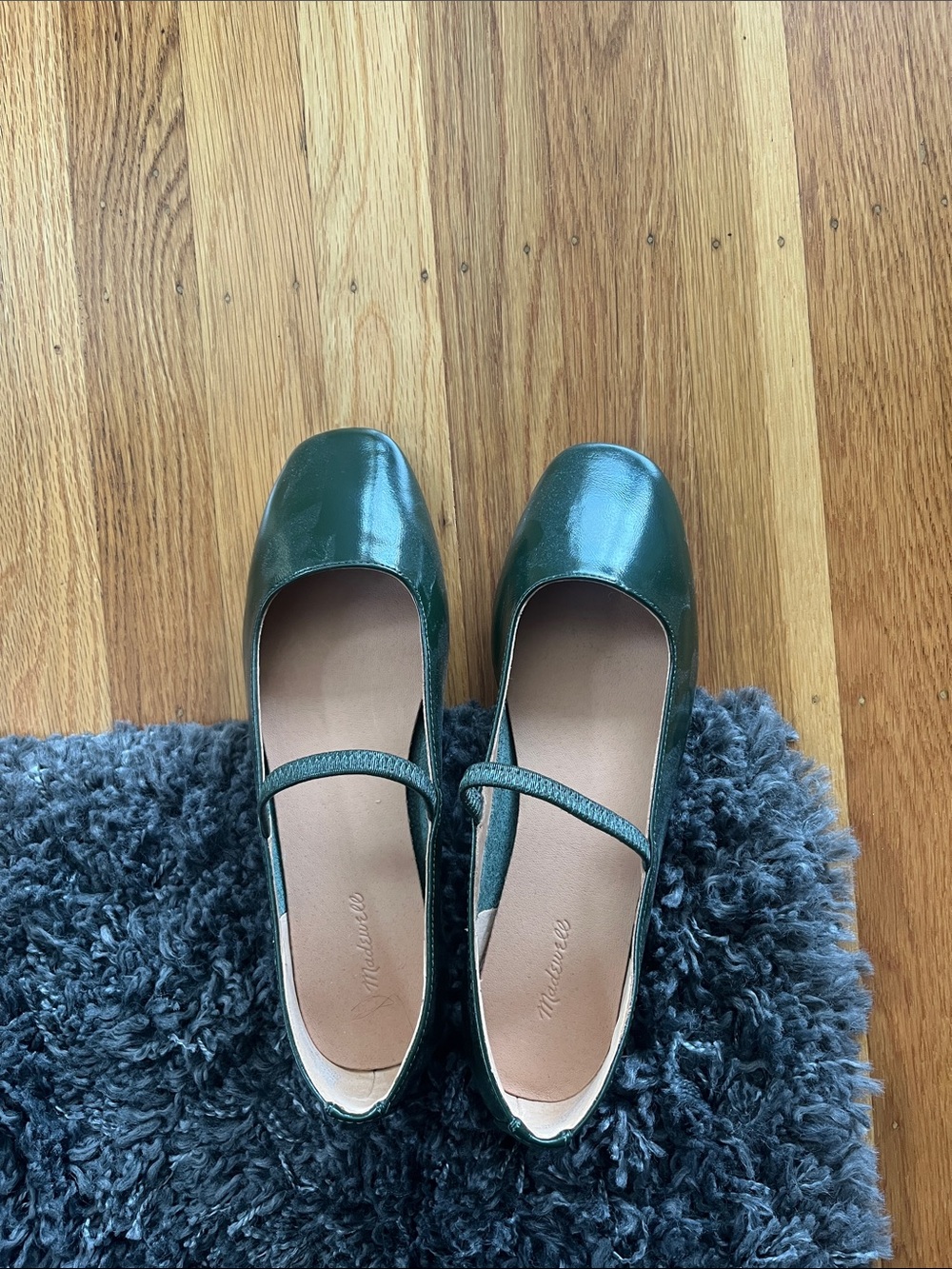 Women’s Forest Green Madewell Greta Mary Jane Ballet Flats